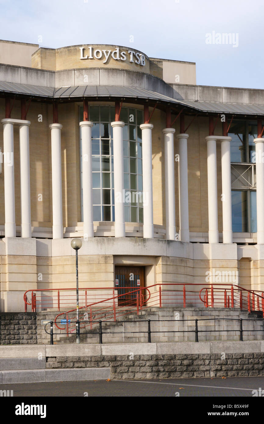 Lloyds edificio presso l'Anfiteatro su Bristol Harbourside Foto Stock