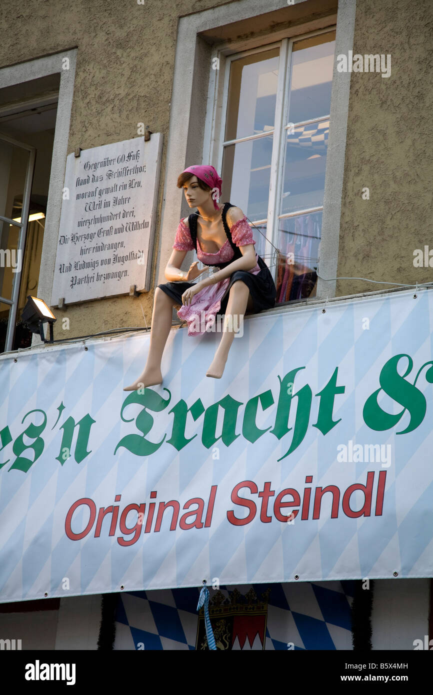 Steindl I costumi shop per Wiesn Oktoberfest Monaco di Baviera Germania Foto Stock