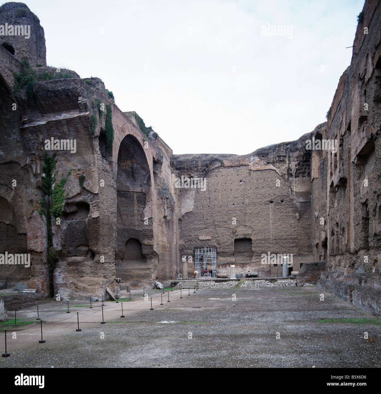 Terme di Caracalla a Roma ne Foto Stock