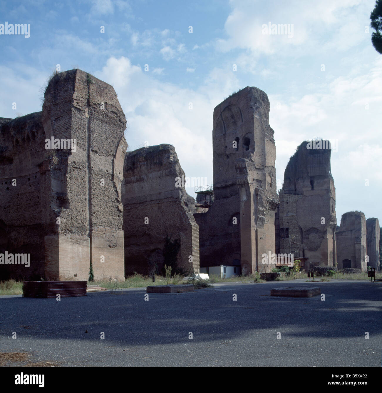 Terme di Caracalla Foto Stock