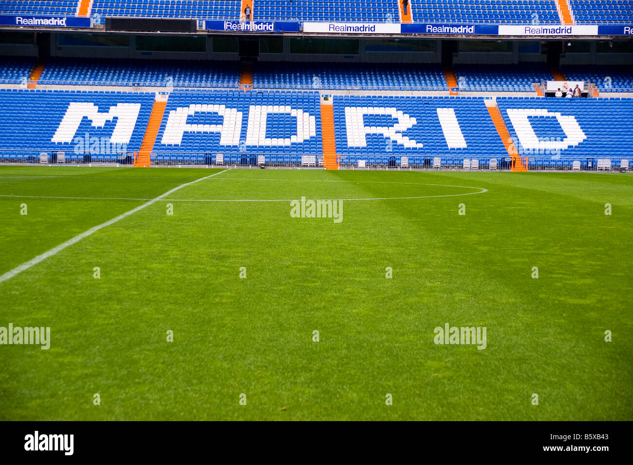 Stadio Santiago Bernabeu, Madrid, Spagna Foto Stock
