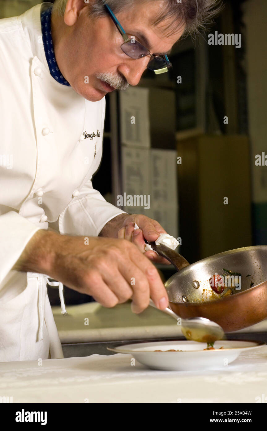 Sergio Mej chef Four Seasons Hotel milano lombardia italia Foto Stock