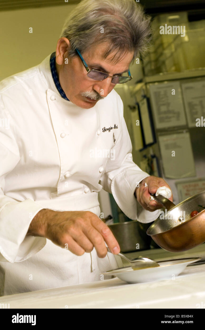Sergio Mej chef Four Seasons Hotel milano lombardia italia Foto Stock
