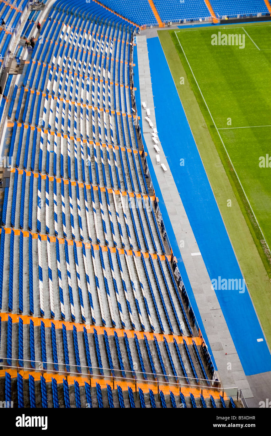 Stadio Santiago Bernabeu, Madrid, Spagna Foto Stock