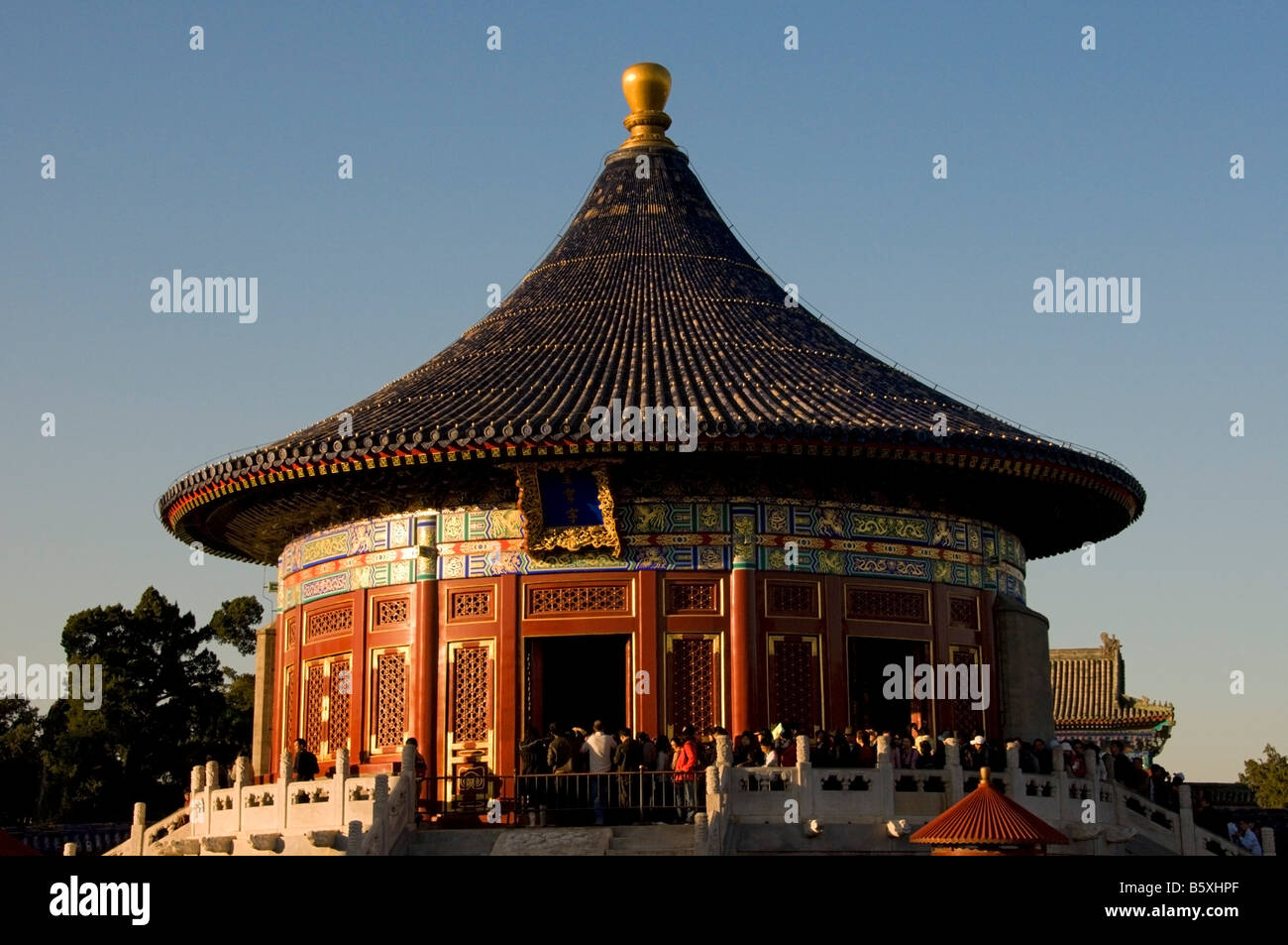 Imperial vault del Cielo nel tempio del cielo a Pechino in Cina Foto Stock