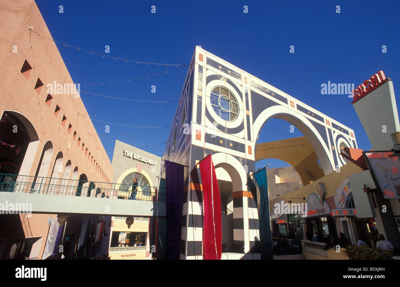 Horton Plaza Mall a San Diego in California, Stati Uniti d'America Foto Stock