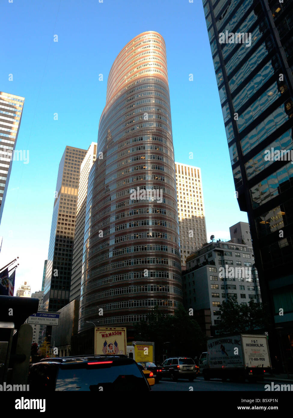 Il rossetto edificio sulla Terza Avenue a New York progettato da Philip Johnson e John Burgee Foto Stock