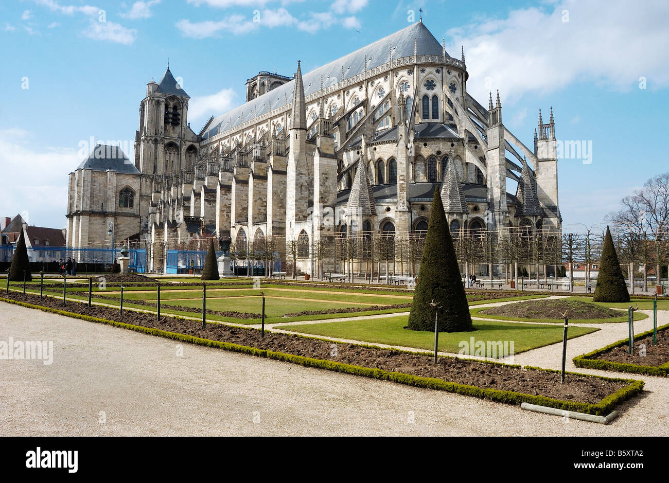 La cattedrale di Bourges Francia Foto Stock