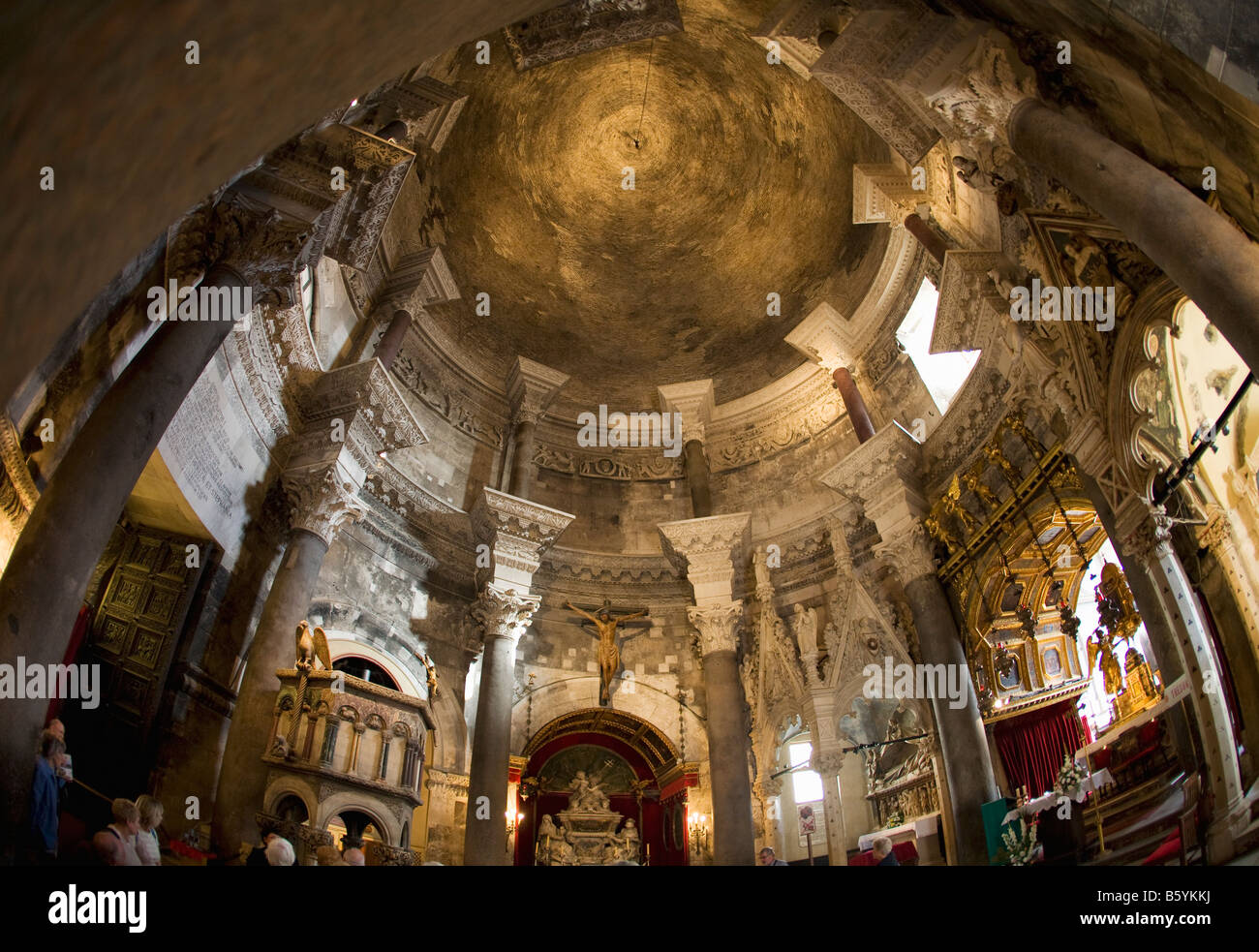 Palazzo Diocletians UNESCO World Heritage Site Split Dalmazia Croazia Europa Foto Stock