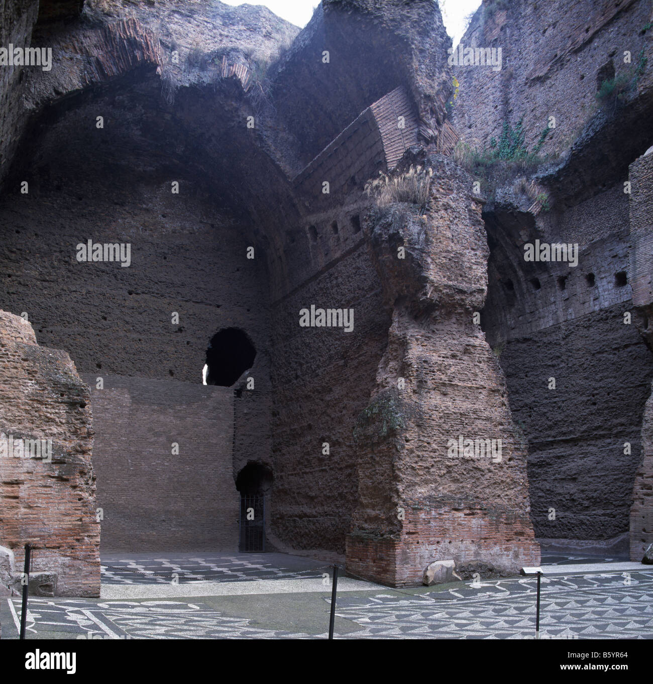 Terme di Caracalla modifica Foto Stock