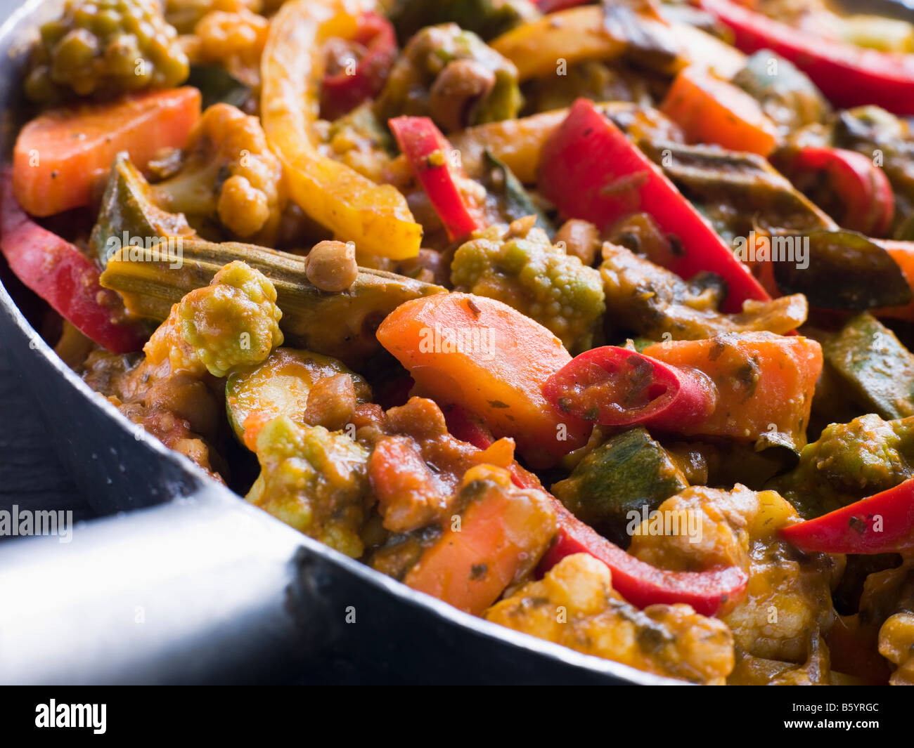 Sabzi Salan - Curry vegetale Foto Stock