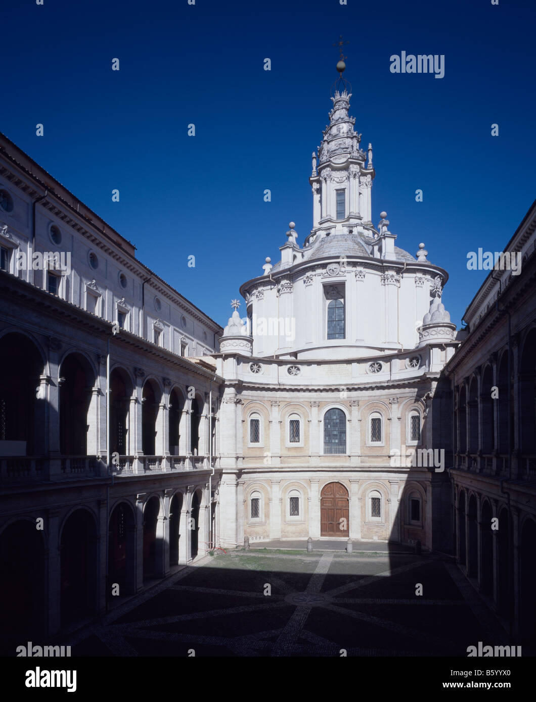 Roma: Sant'Ivo della Sapienza esterno Foto Stock