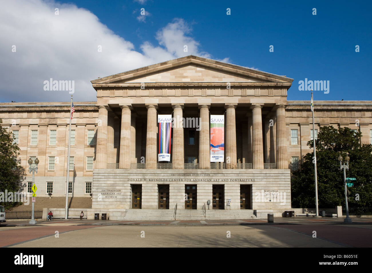 Lo Smithsonian American Art Museum e il National Portrait Gallery di Washington D.C. Foto Stock