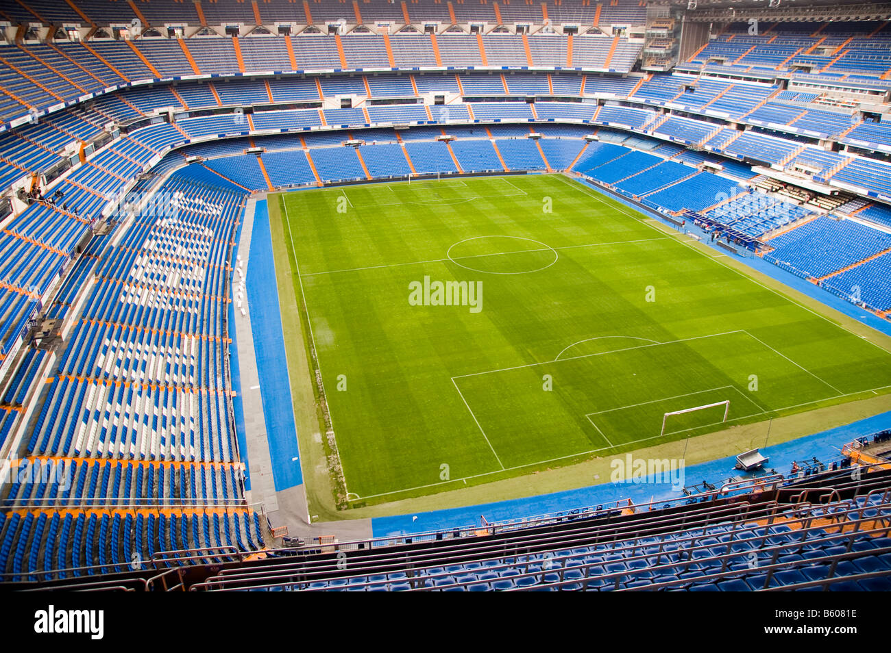 Stadio Santiago Bernabeu, Madrid, Spagna Foto Stock