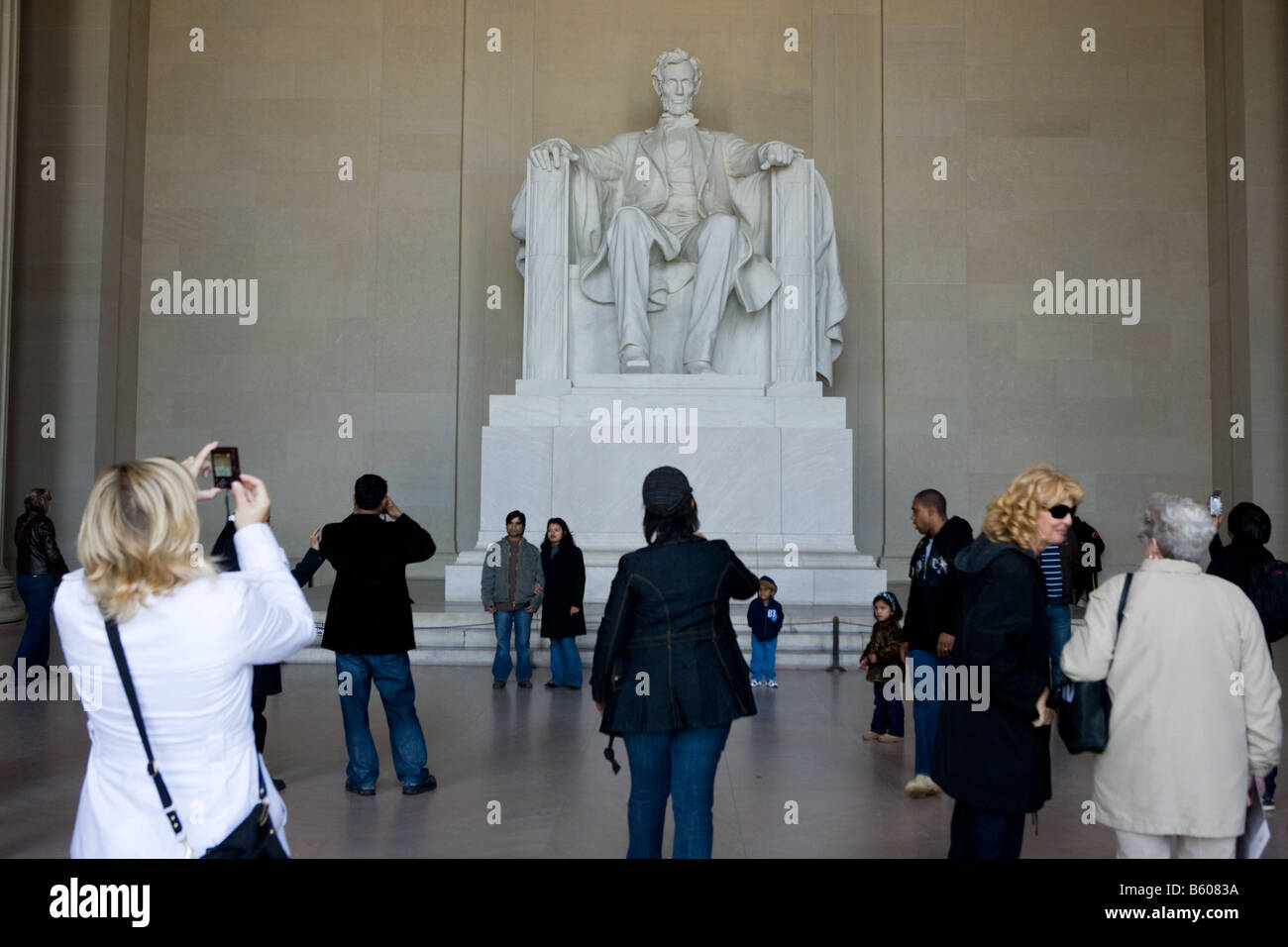 Lincoln Memorial Washington D.C. Foto Stock