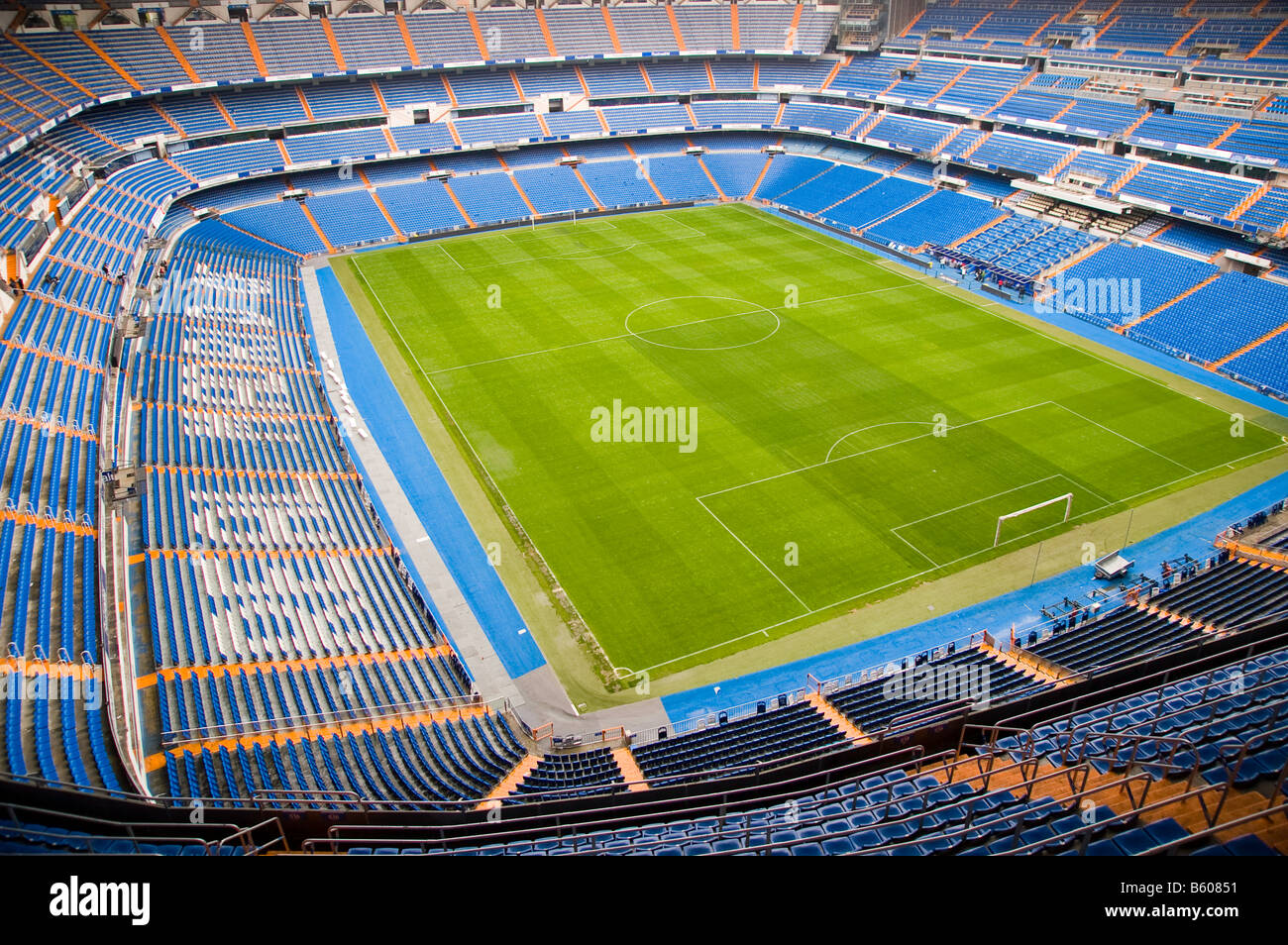 Stadio Santiago Bernabeu, Madrid, Spagna Foto Stock