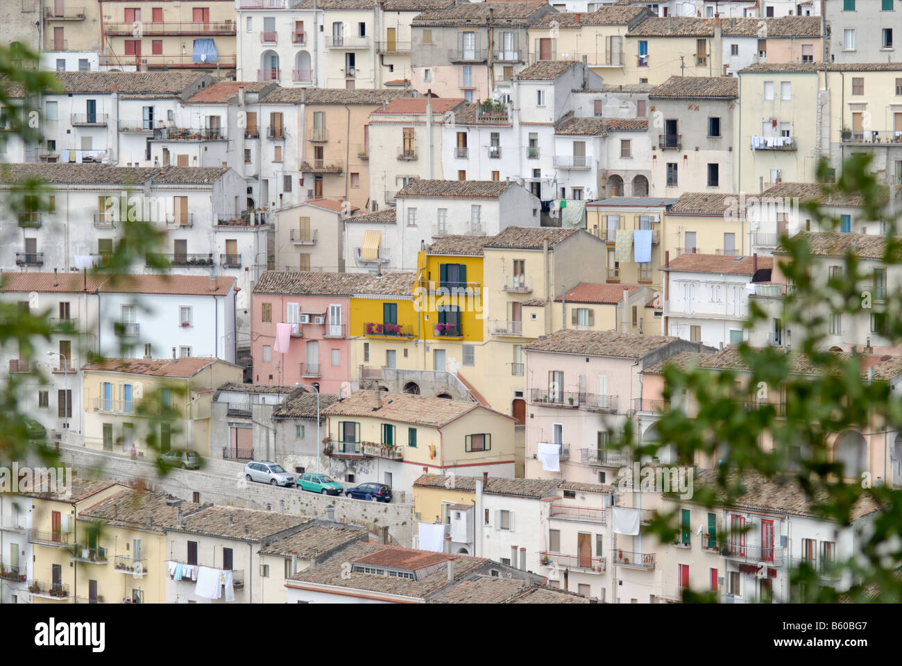 Casa orgoglioso proprietario di casa? In collina comune di Calitri Foto Stock