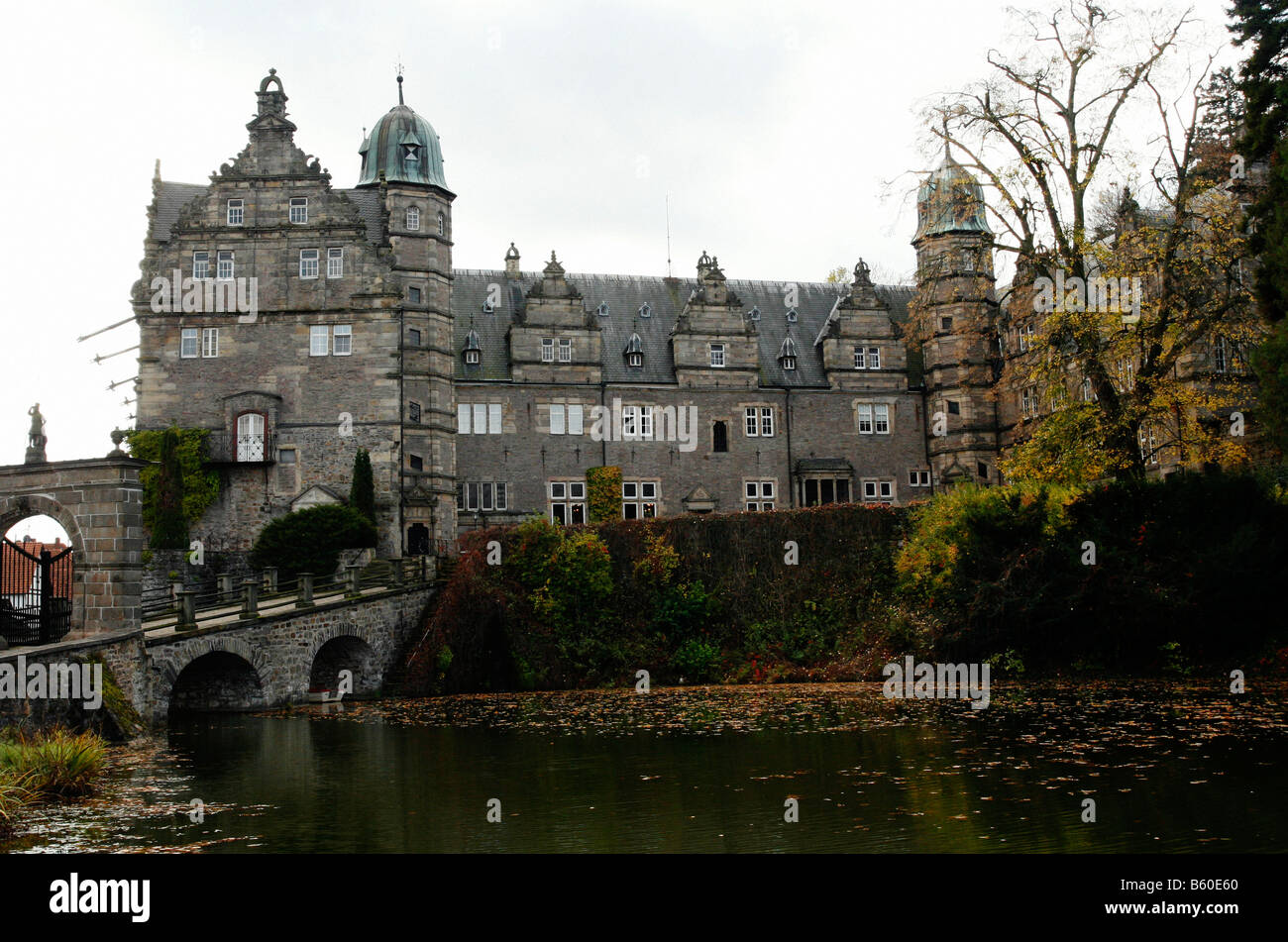 Il castello di Haemelschenburg, Bassa Sassonia, Germania Foto Stock