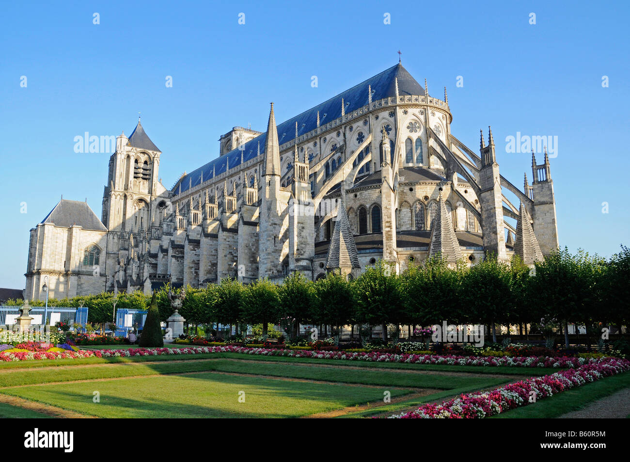 La Cattedrale di Saint Etienne, Bourges, centro, Francia, Europa Foto Stock