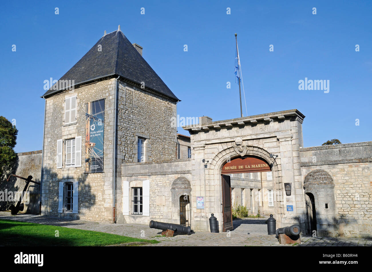 Arsenal Maritim, Museo della Marina, maritine museum, Rochefort, Poitou Charentes, Francia, Europa Foto Stock