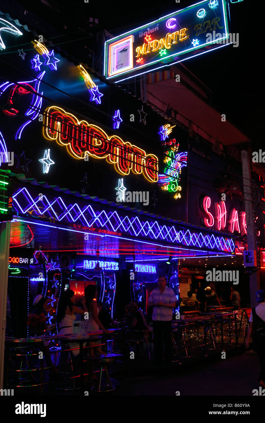 Barre in Soi Cowboy,Bangkok, Tailandia Foto Stock