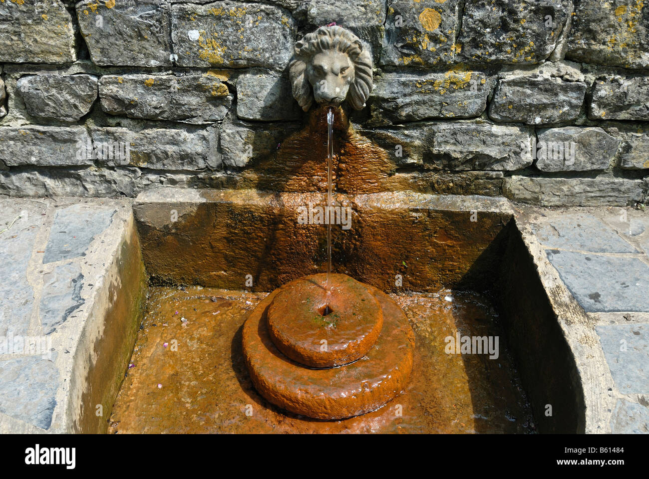 Calice ben, Ley lines, la leggenda di Re Artù, Glastonbury, Mendip, Somerset, Inghilterra, Gran Bretagna, Europa Foto Stock