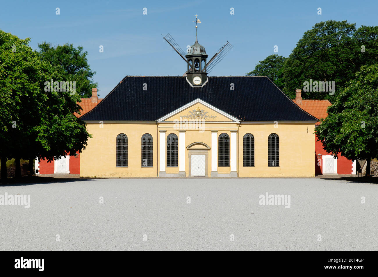 Storica chiesa militare a Kastellet Cittadella, Copenhagen, Danimarca, in Scandinavia, Europa Foto Stock