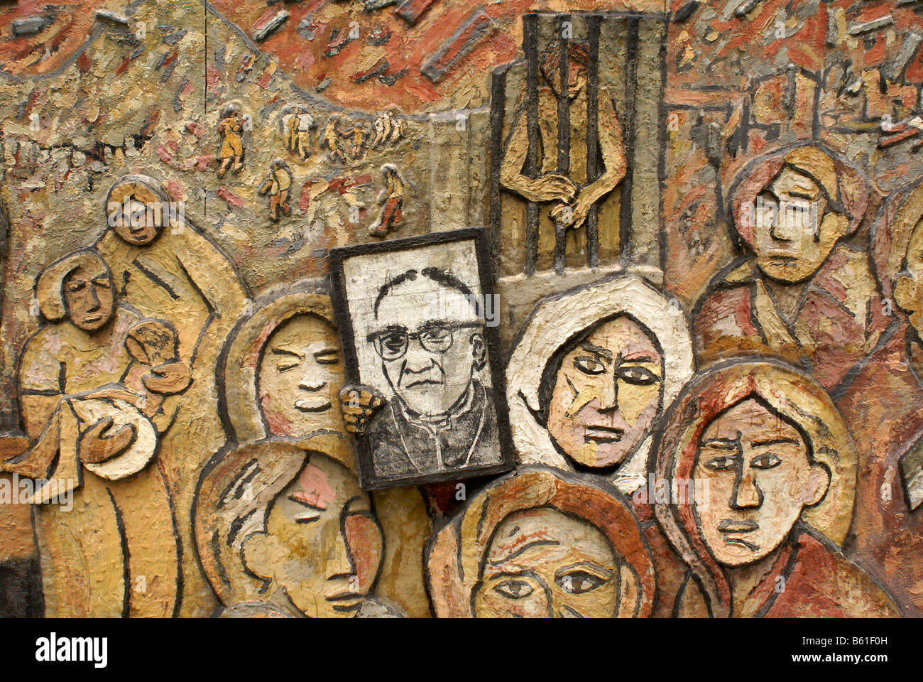 Monumento a la Memoria y la Verdad nel Parque Cuscatl, San Salvador El Salvador Foto Stock