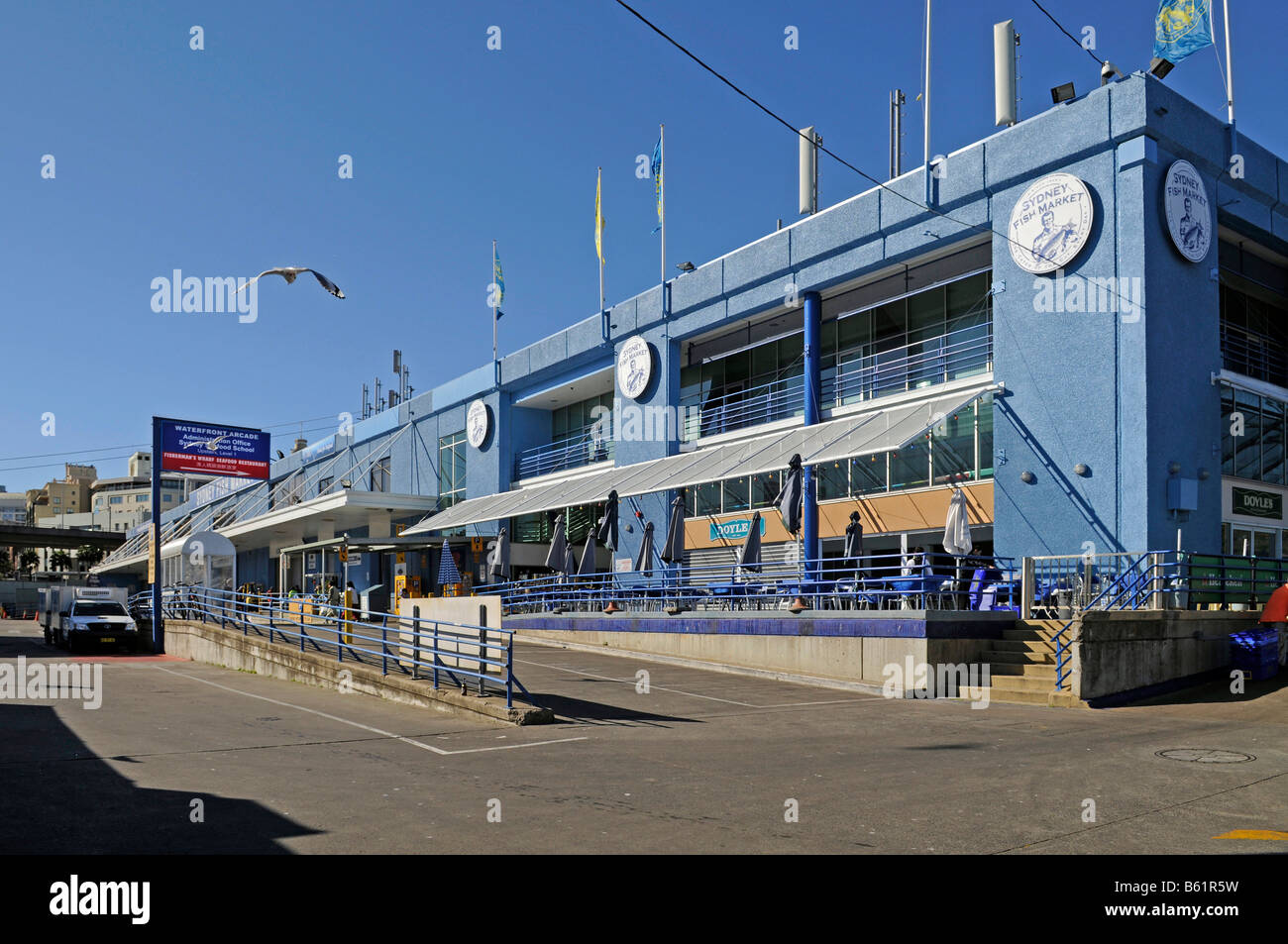 Mercato del Pesce, edificio, vista esterna, Sydney, Australia Foto Stock