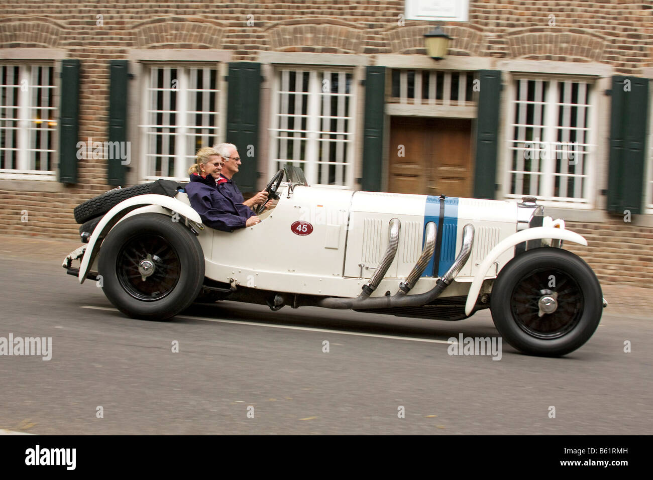 Mercedes Benz SS Rennsport Kompressor, costruito 1929, Schloss Dyck Classic giorni 2008, Renania settentrionale-Vestfalia, Germania, Europa Foto Stock