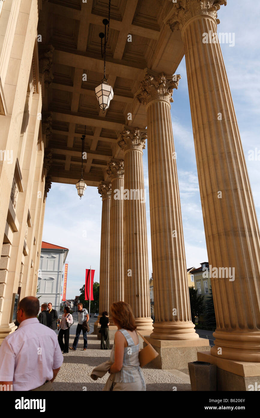 Meininger Theater, Meiningen, Rhoen, Turingia, Germania, Europa Foto Stock