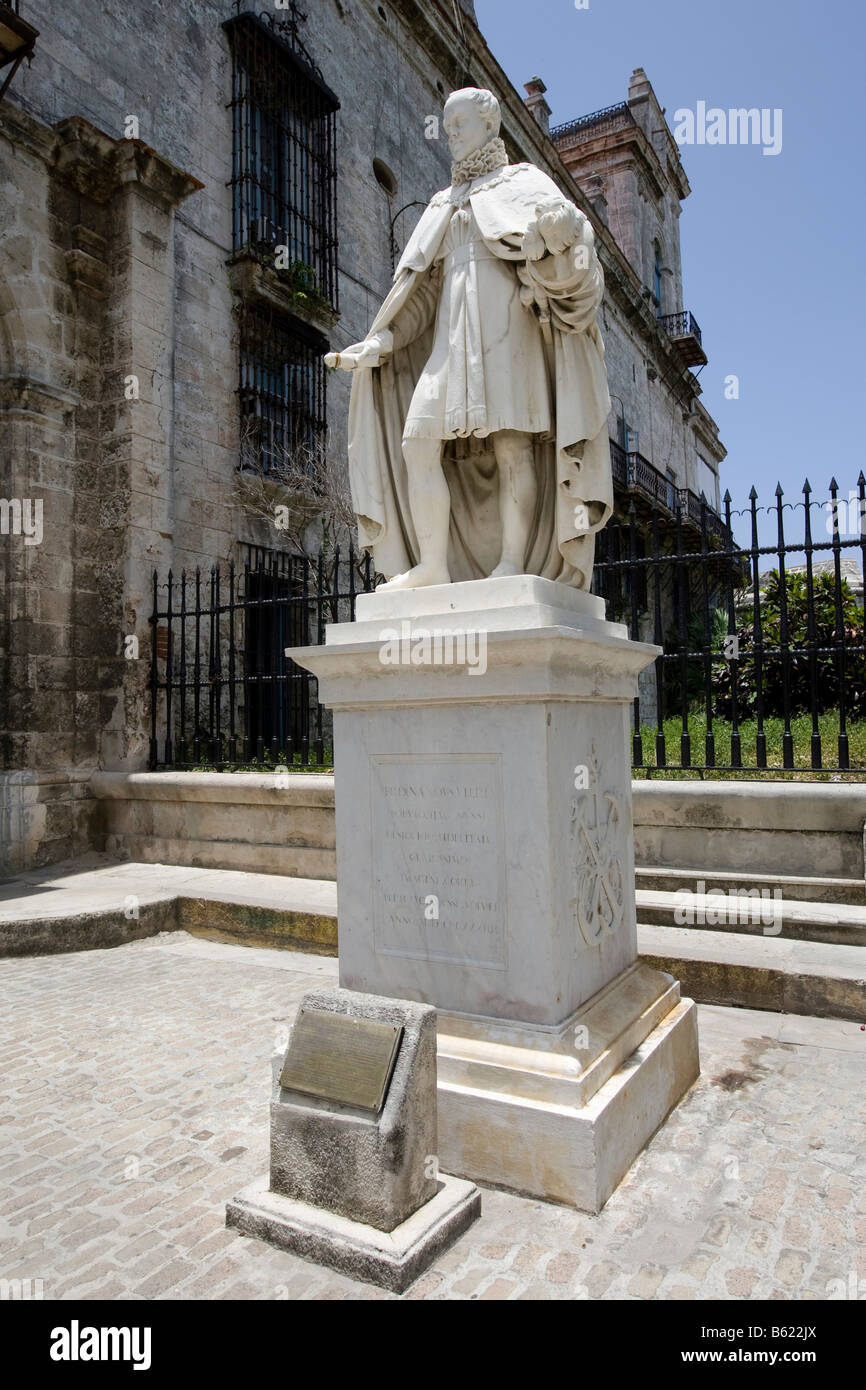 Monumento a Fernando VII. a l'Avana, Cuba, Caraibi Foto Stock