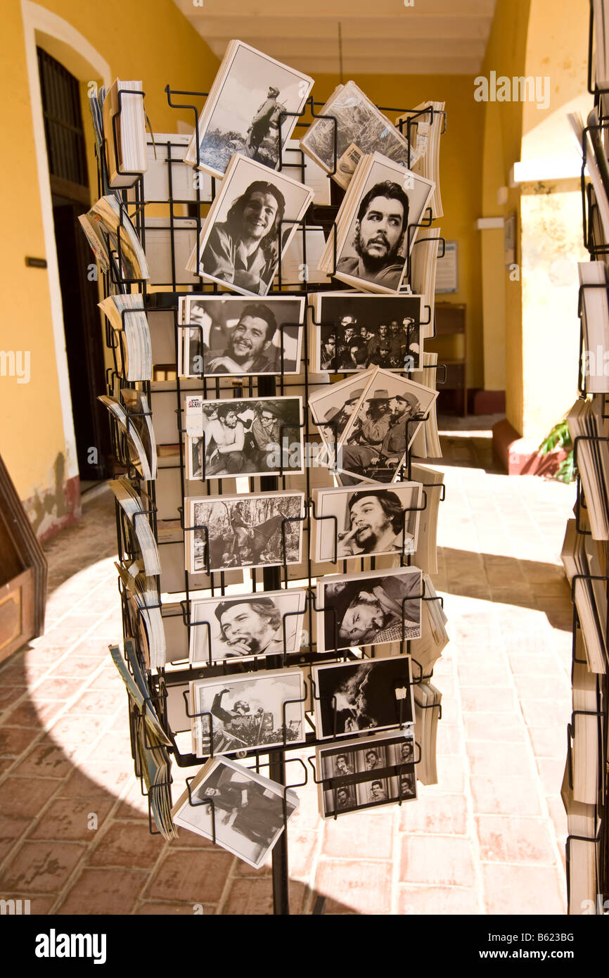 Cartoline che mostra eroi cubani, Trinidad, Sancti-Spíritus Provincia, Cuba, America Latina, America Foto Stock