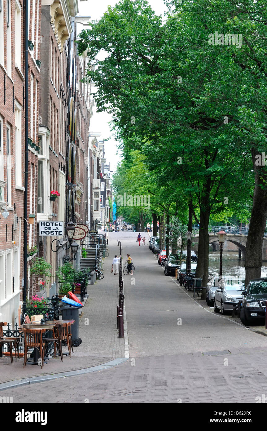 Herengracht, Grachten, Amsterdam, Paesi Bassi, Europa Foto Stock