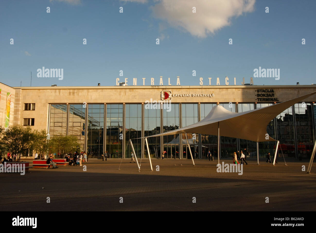 Stazione centrale di Riga, Lettonia, Paesi Baltici Foto Stock