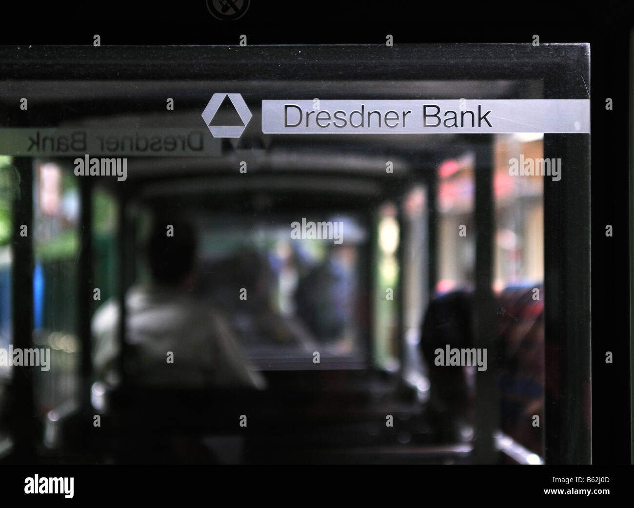 Dresdner Bank Werbung pubblicità Foto Stock