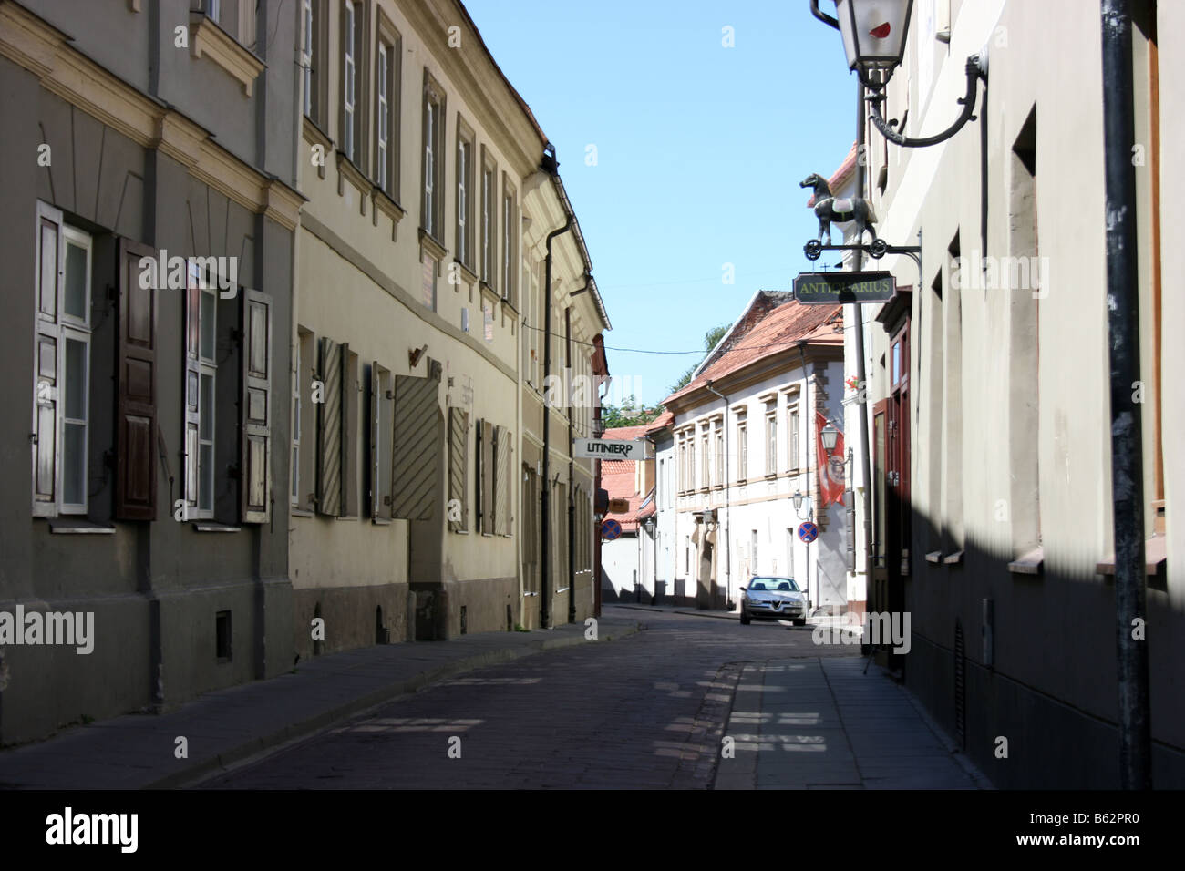 Città vecchia di Vilnius, Lituania Foto Stock