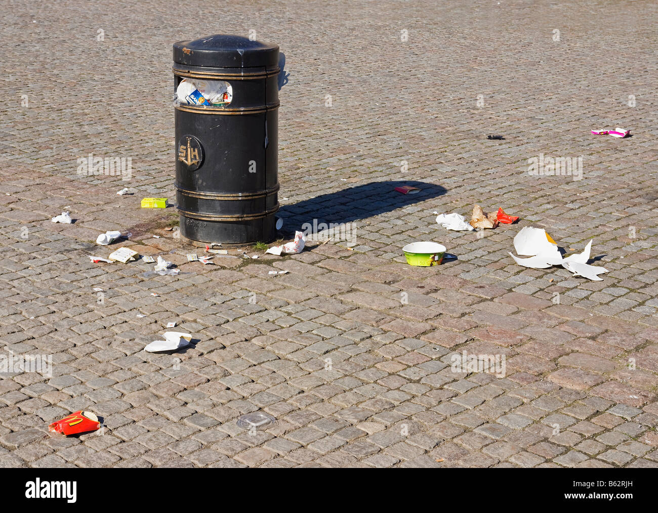 Farcite immondizia può Foto Stock