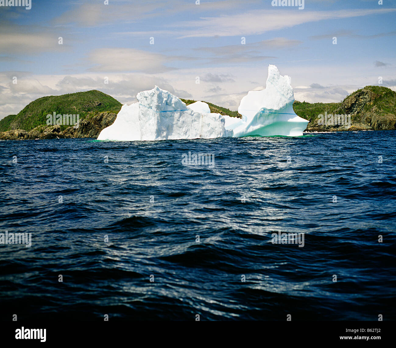 Iceberg nella Baia Trinità in Terranova,Canada Foto Stock