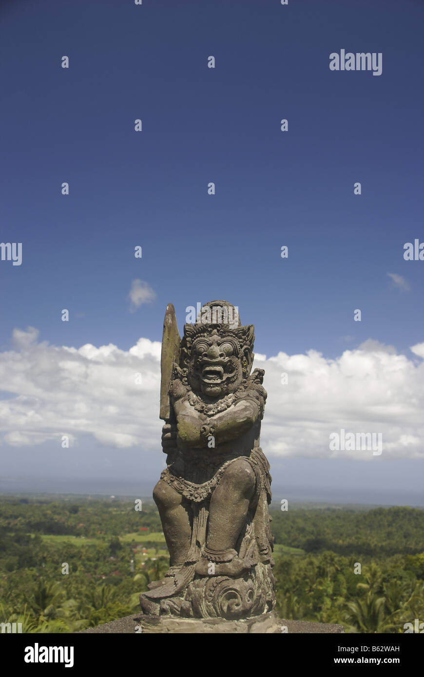 Paese Balinese statua Foto Stock