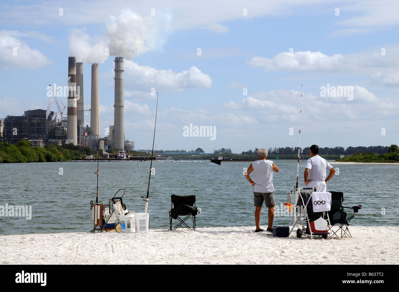 TECO Energy Big Bend power station Florida America USA Foto Stock