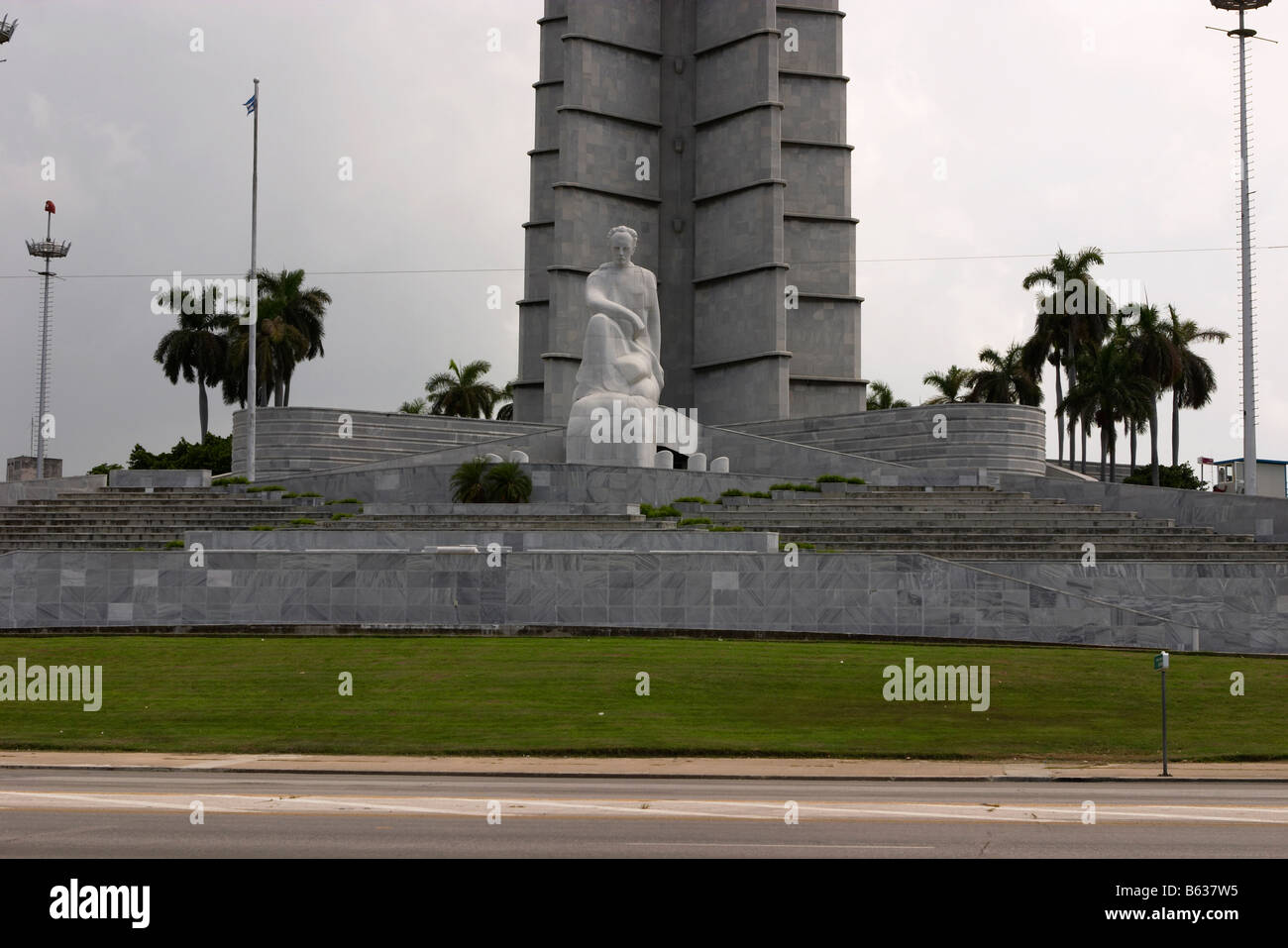 Memorial Jose Marti, Plaza de la Revolucion, Havana, Cuba Foto Stock