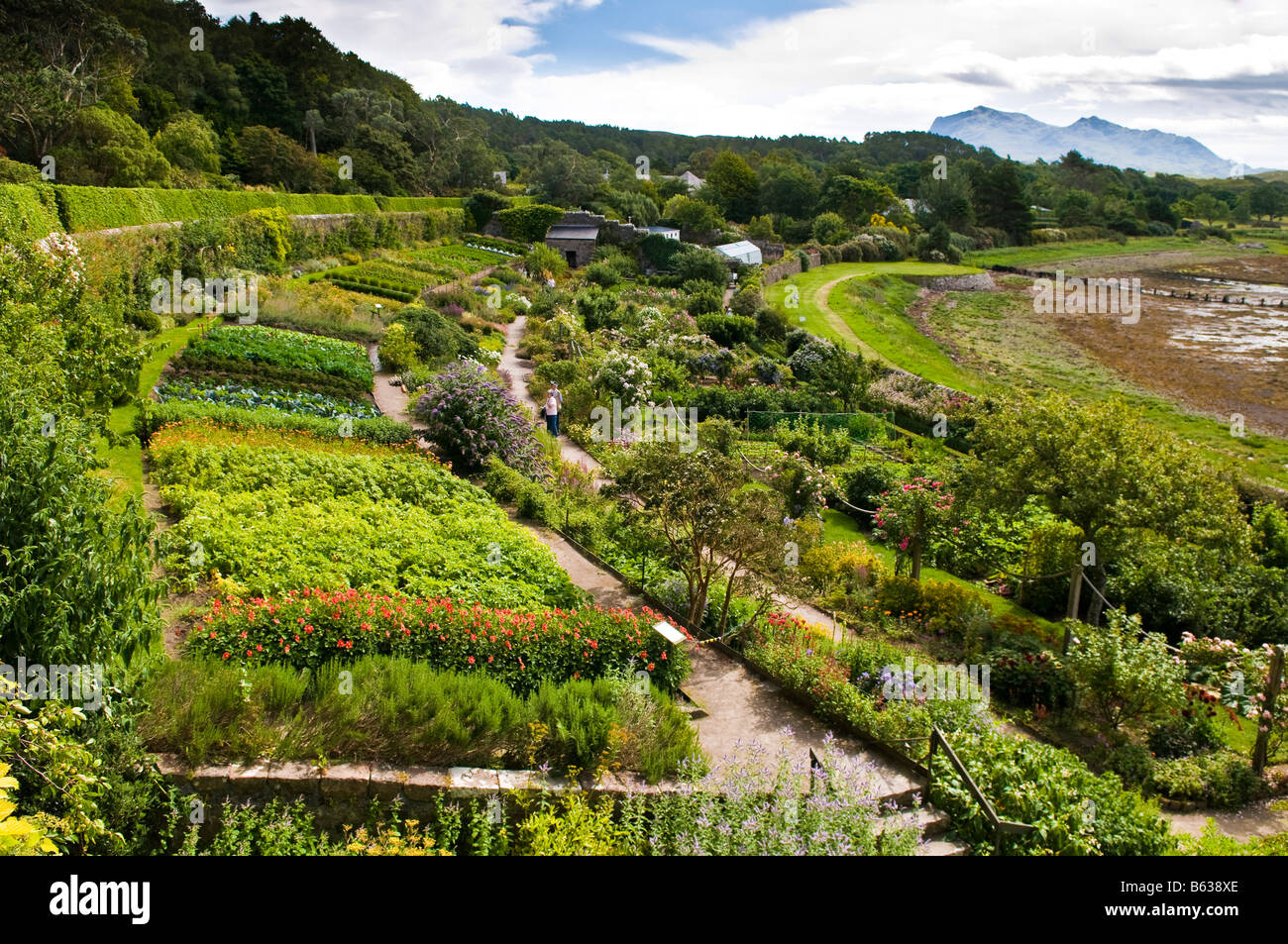 Inverewe Gardens, a Poolewe, Scotland, Regno Unito Foto Stock