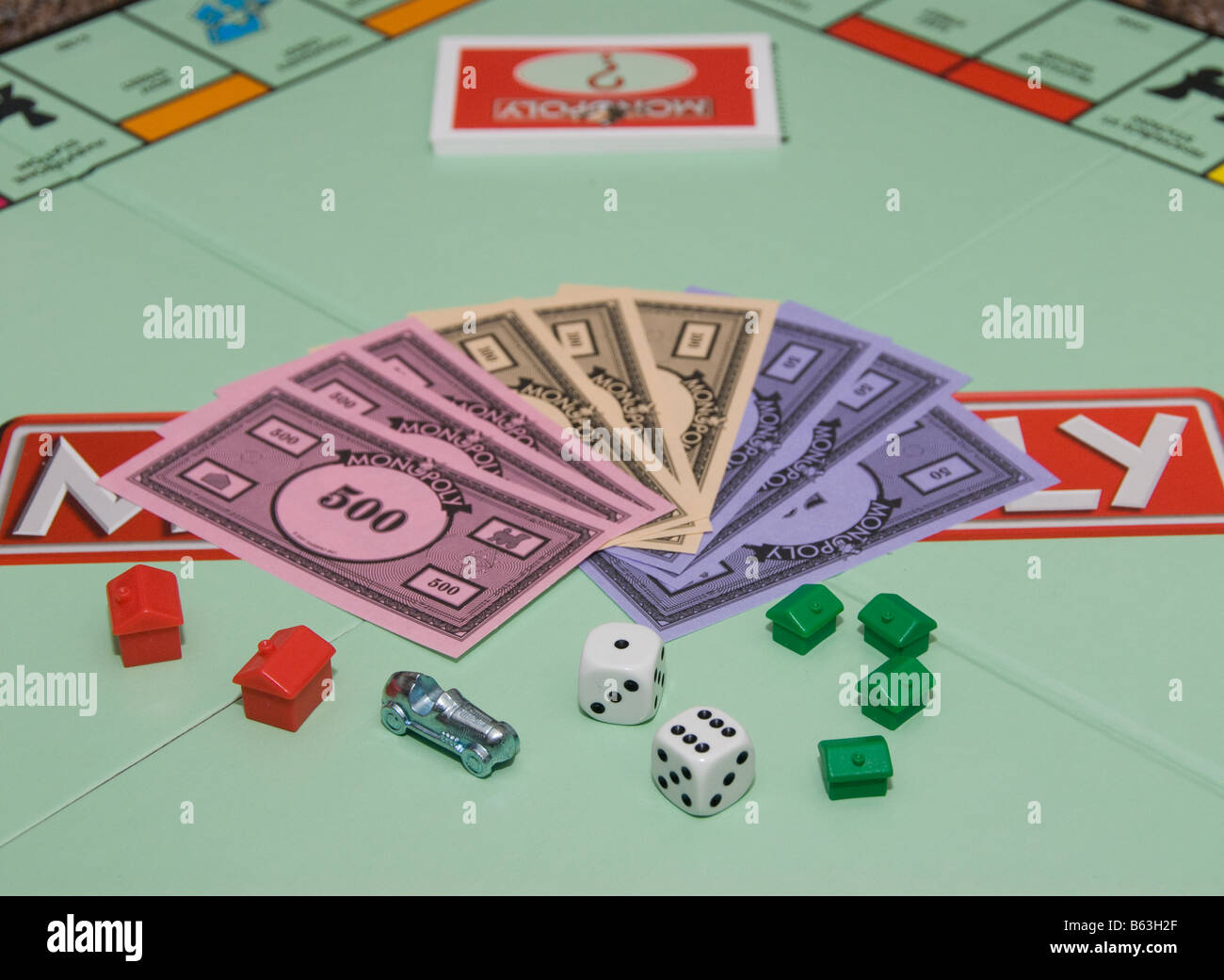 Gioco di Monopoli Foto Stock