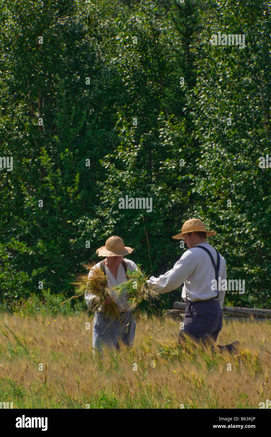 La storica Acadian Village New Brunswick Canada Foto Stock