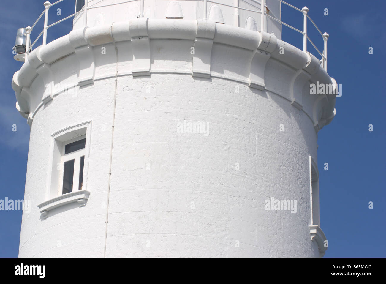 Trevose Head Lighthouse a testa Trevose in North Cornwall, Regno Unito. Foto Stock