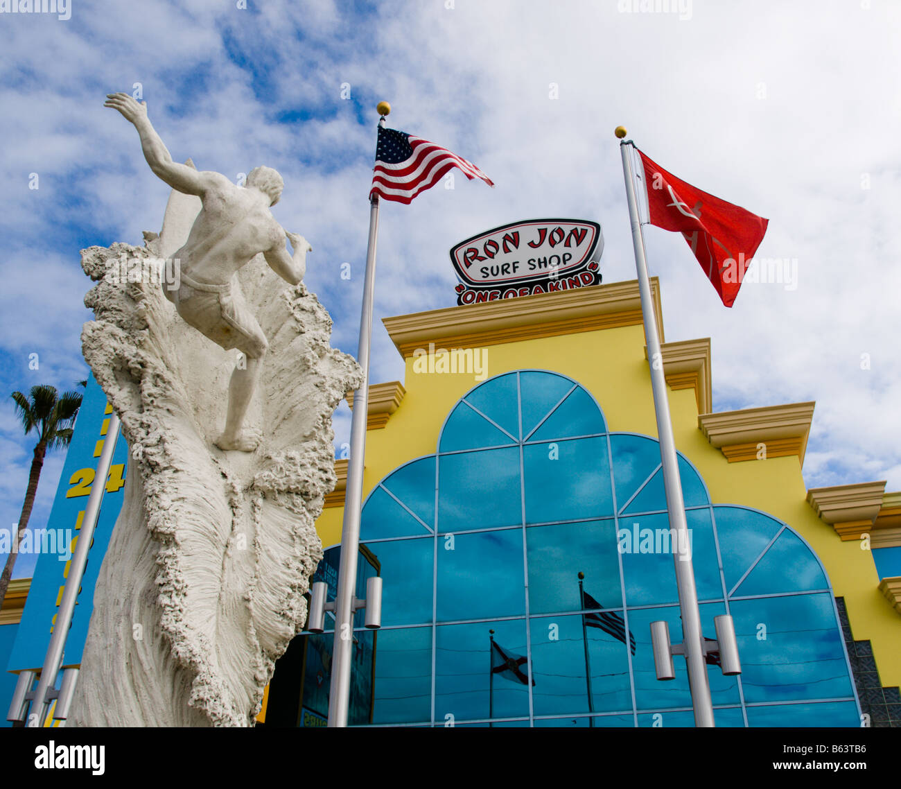 RON Jon Surf Shop in Cocoa Beach dove FLORIDA EAST COAST SURF cominciato nel 1960 Foto Stock