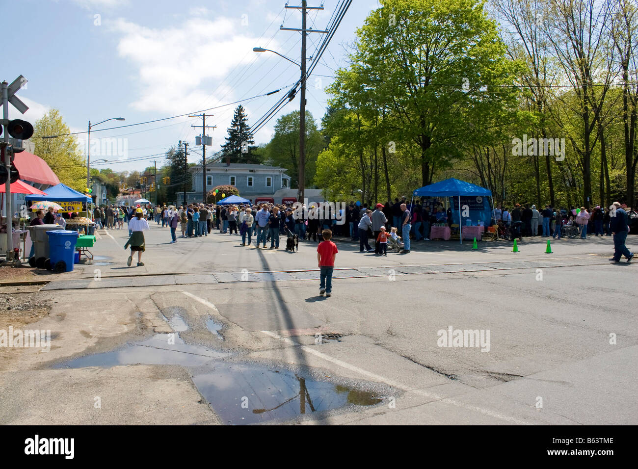 Il 2008 Duck Race è un evento utilizzato per gli enti locali il fund raising Foto Stock