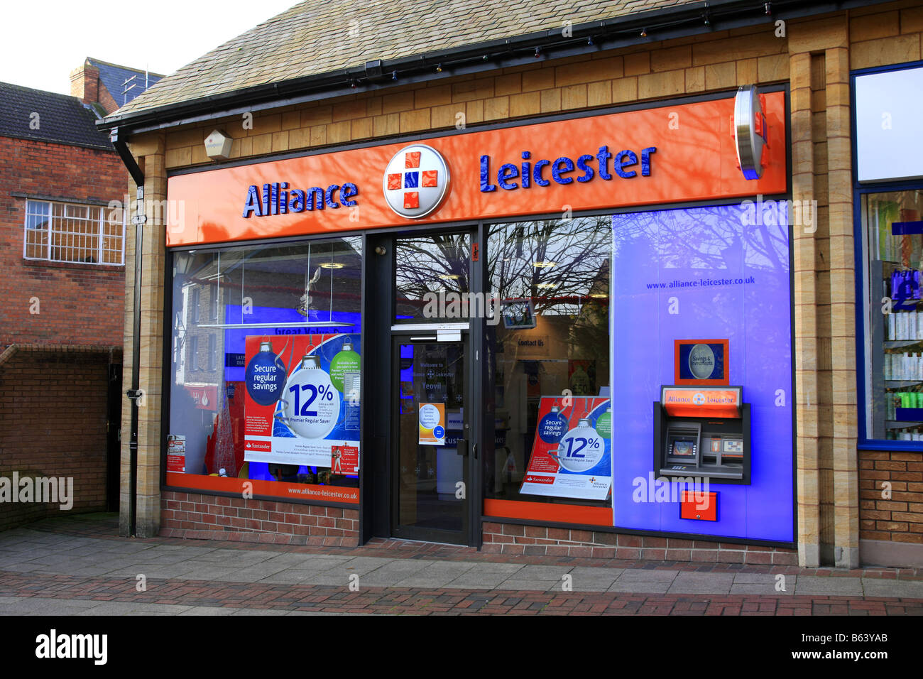 Una delle restanti società edilizie in Inghilterra l'Alleanza e di Leicester Foto Stock