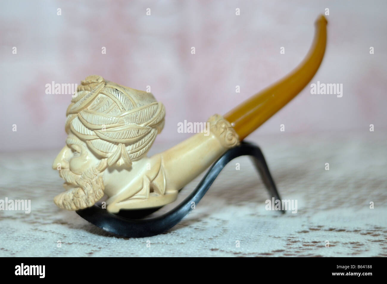 Curato Meerschaum tubazione di tabacco provenienti dalla Turchia Foto Stock